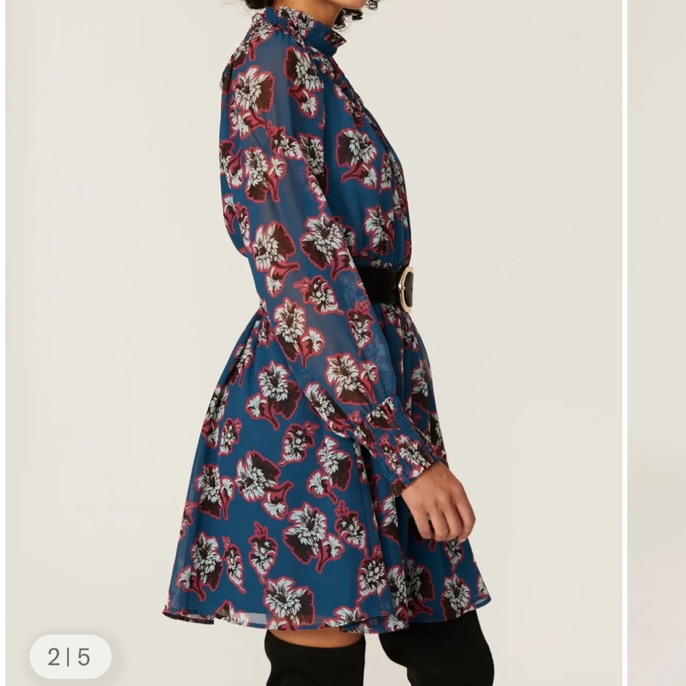 Peter Som Long Sleeve Short Dress - Picture 2 of 6